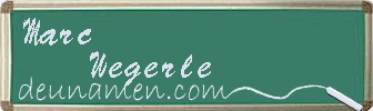 Marc Wegerle Visitenkarte